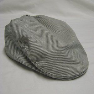 Grey / white striped Ivy cap
